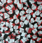 Dwarreling 3. werk op papier 17 x 17 cm (2012)